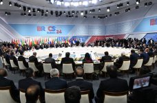President Ilham Aliyev attends plenary session of 16th BRICS Summit in Kazan (PHOTO)