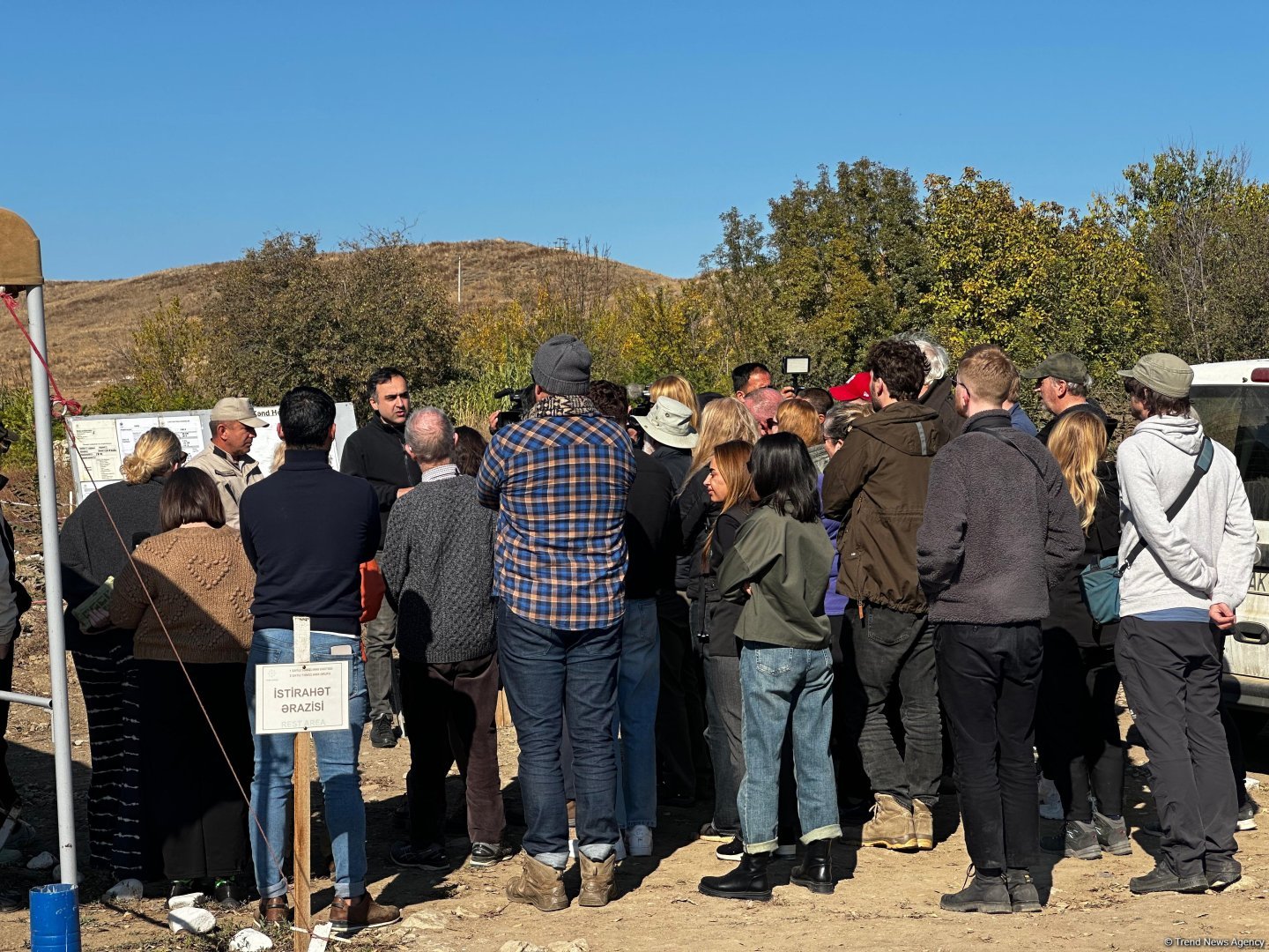 Group of foreign travelers observes mine clearance in Azerbaijan's Fuzuli (PHOTO/VIDEO)