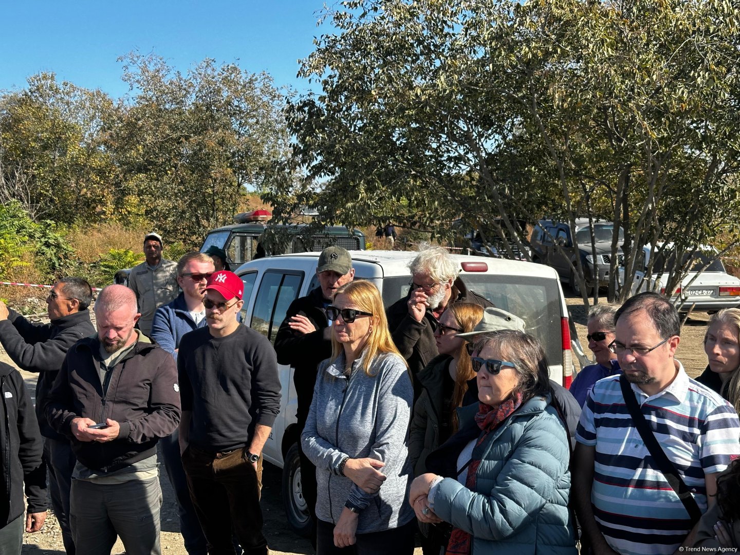 Group of foreign travelers observes mine clearance in Azerbaijan's Fuzuli (PHOTO/VIDEO)