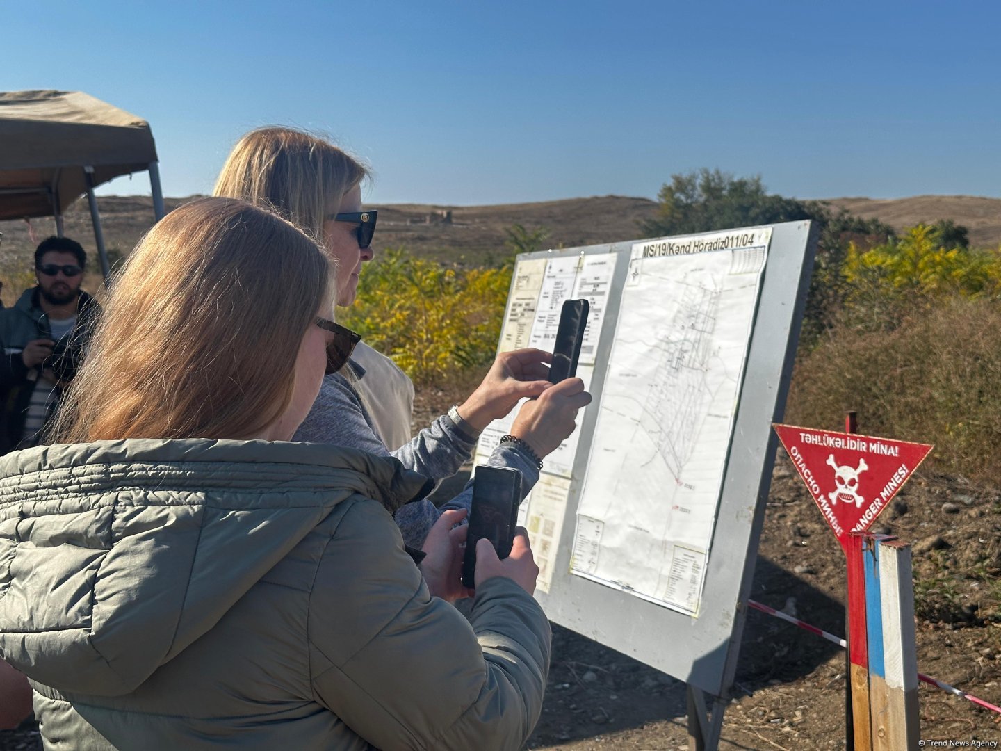 Group of foreign travelers observes mine clearance in Azerbaijan's Fuzuli (PHOTO/VIDEO)