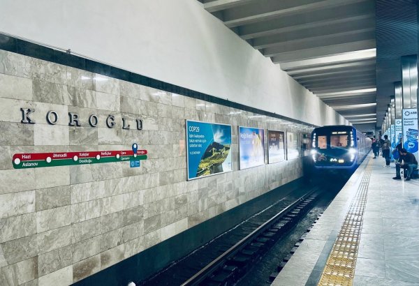 Azerbaijan's Baku Metro shares insights on passenger traffic over last year