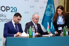 COP29 Azerbaijan Operating Company, Azerenerji’s Green Energy Power Plant sign memorandum (PHOTO)