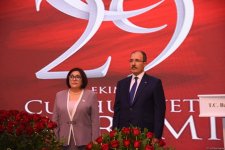 Azerbaijan's Baku celebrates Türkiye's Republic Day (PHOTO/VIDEO)
