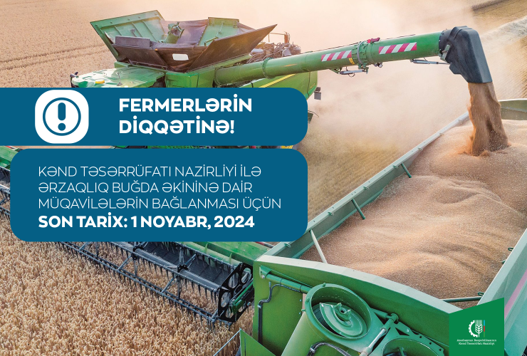 Azerbaijani agriculture ministry addresses to food wheat producers