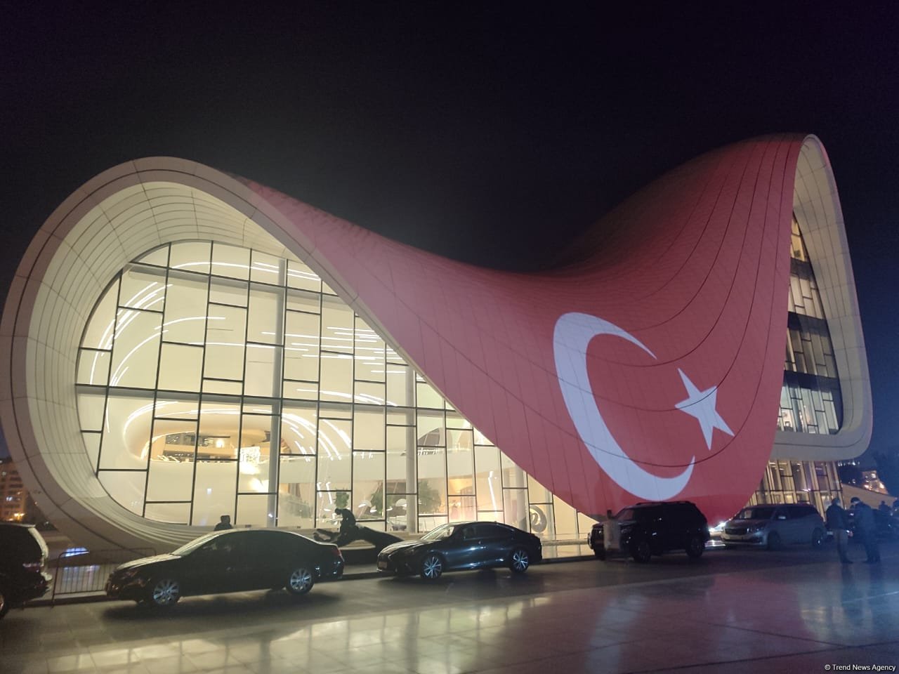 Azerbaijan's Baku celebrates Türkiye's Republic Day (PHOTO/VIDEO)