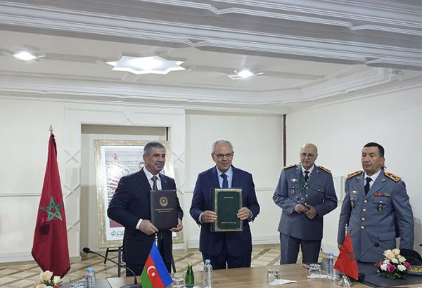 Azerbaijan inks military co-op agreement with Morocco (PHOTO)