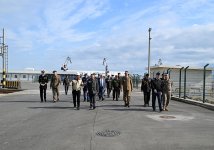 Military attachés visit Baku International Sea Trade Port in Azerbaijan (PHOTO)