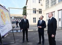 President Ilham Aliyev inspects new-generation metro trains assembled in Baku (PHOTO/VIDEO)