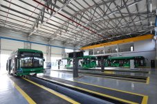 President Ilham Aliyev reviews operations of Zigh Electric Bus Depot (PHOTO/VIDEO)