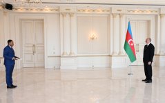 President Ilham Aliyev receives credentials of incoming ambassador of Democratic Republic of Congo to Azerbaijan
 (PHOTO/VIDEO)
