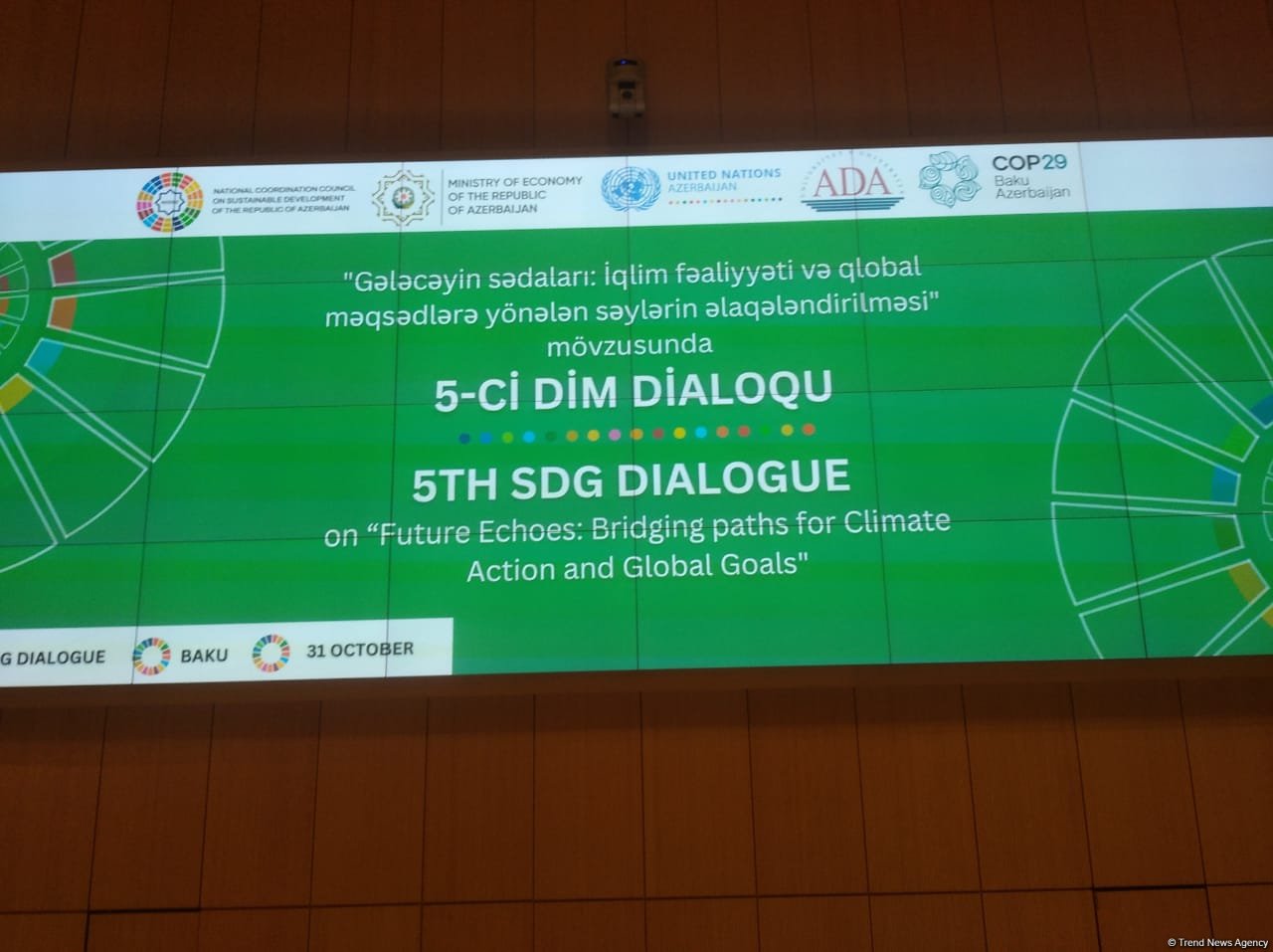 Azerbaijan's Baku hosts event heeding climate action and pursuit of global goals (PHOTO)