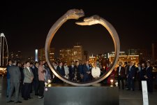 Heydar Aliyev Center hosts Lorenzo Quinn's 'Equilibrium in Nature' exhibition (PHOTO)