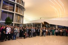 Heydar Aliyev Center hosts Lorenzo Quinn's 'Equilibrium in Nature' exhibition (PHOTO)