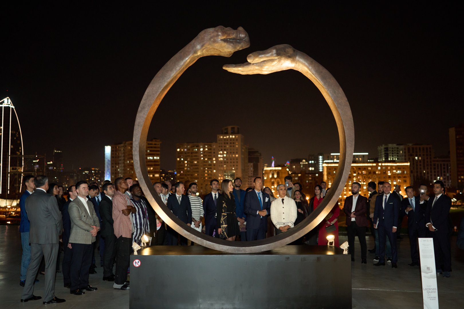 Heydar Aliyev Center hosts Lorenzo Quinn's 'Equilibrium in Nature' exhibition (PHOTO)