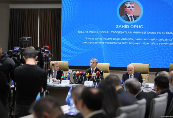 Azerbaijani Research Center hosts event on parliaments and global sanction trends (PHOTO)