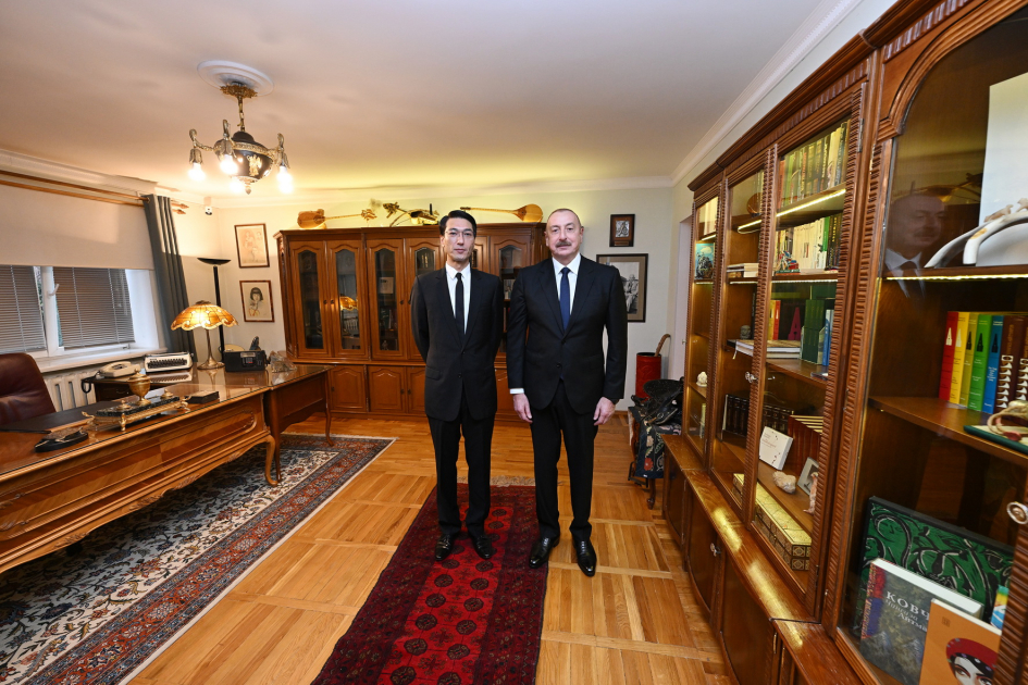“Chinghiz Aitmatov” Order bestowed upon President Ilham Aliyev in Bishkek (PHOTO/VIDEO)