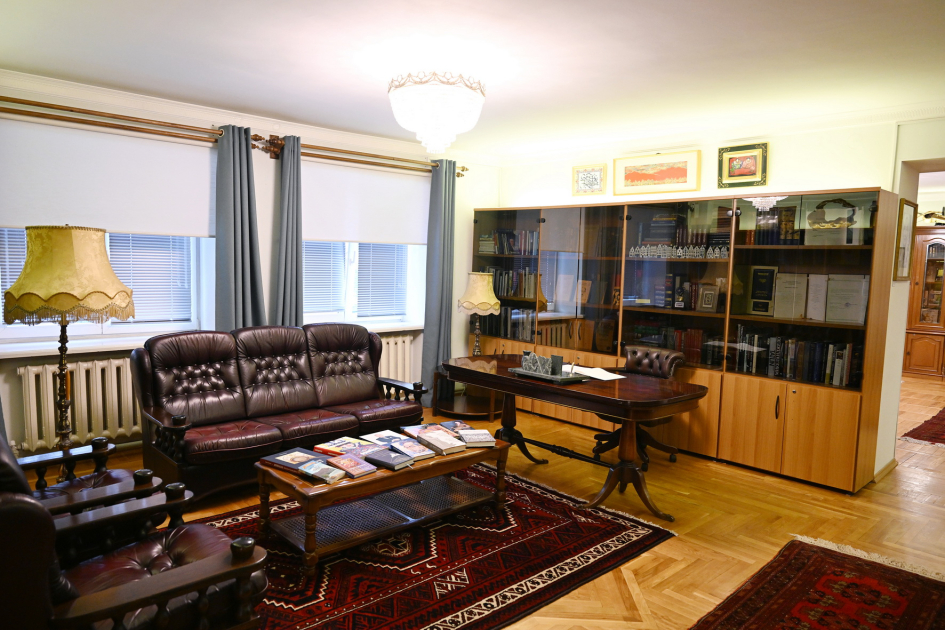 “Chinghiz Aitmatov” Order bestowed upon President Ilham Aliyev in Bishkek (PHOTO/VIDEO)