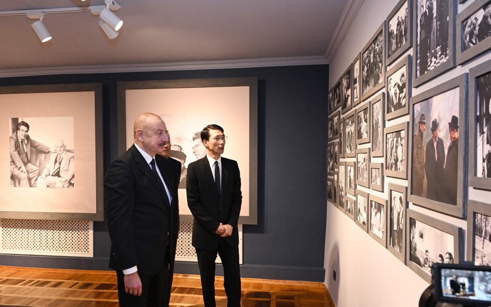“Chinghiz Aitmatov” Order bestowed upon President Ilham Aliyev in Bishkek (PHOTO/VIDEO)