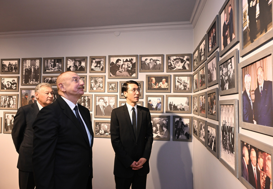 “Chinghiz Aitmatov” Order bestowed upon President Ilham Aliyev in Bishkek (PHOTO/VIDEO)