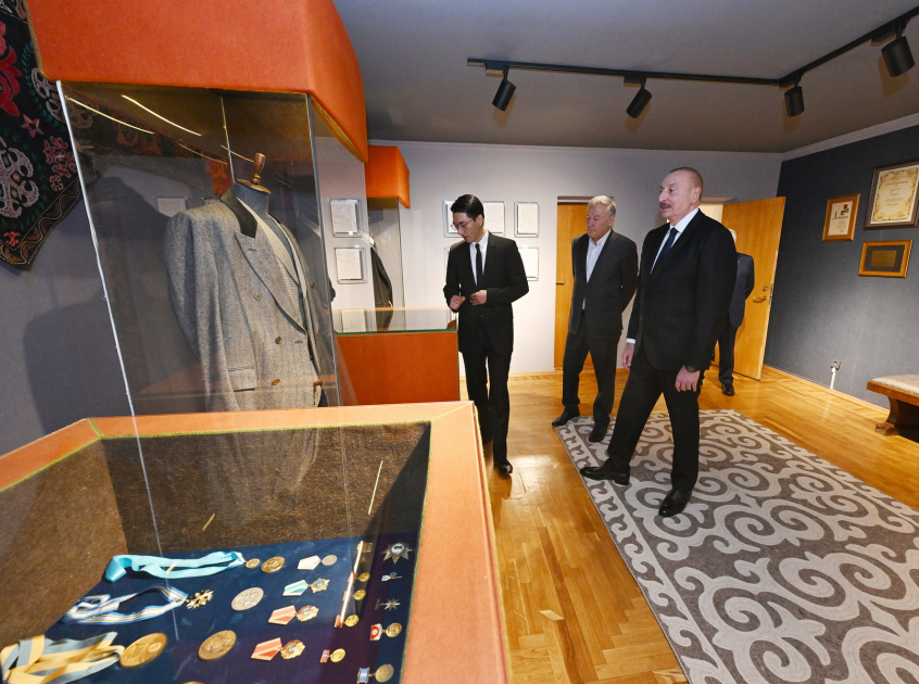 “Chinghiz Aitmatov” Order bestowed upon President Ilham Aliyev in Bishkek (PHOTO/VIDEO)