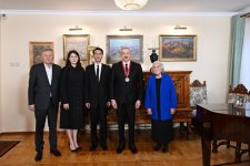 “Chinghiz Aitmatov” Order bestowed upon President Ilham Aliyev in Bishkek (PHOTO/VIDEO)