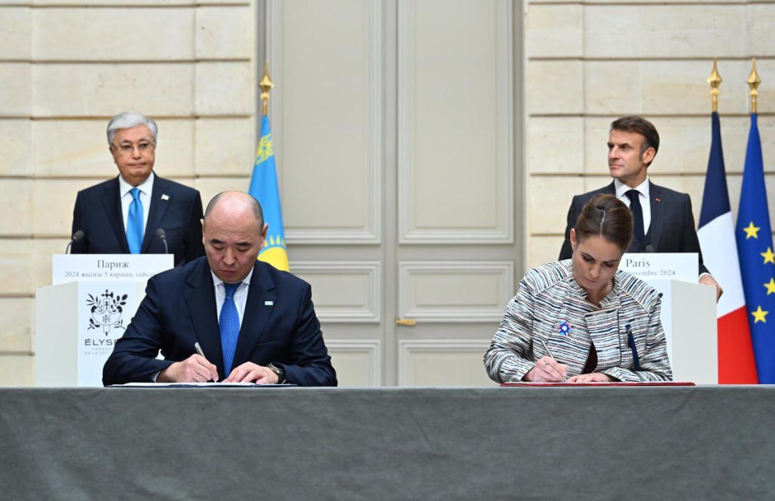 Kazakhstan, France sign roadmap to boost cooperation on critical resources