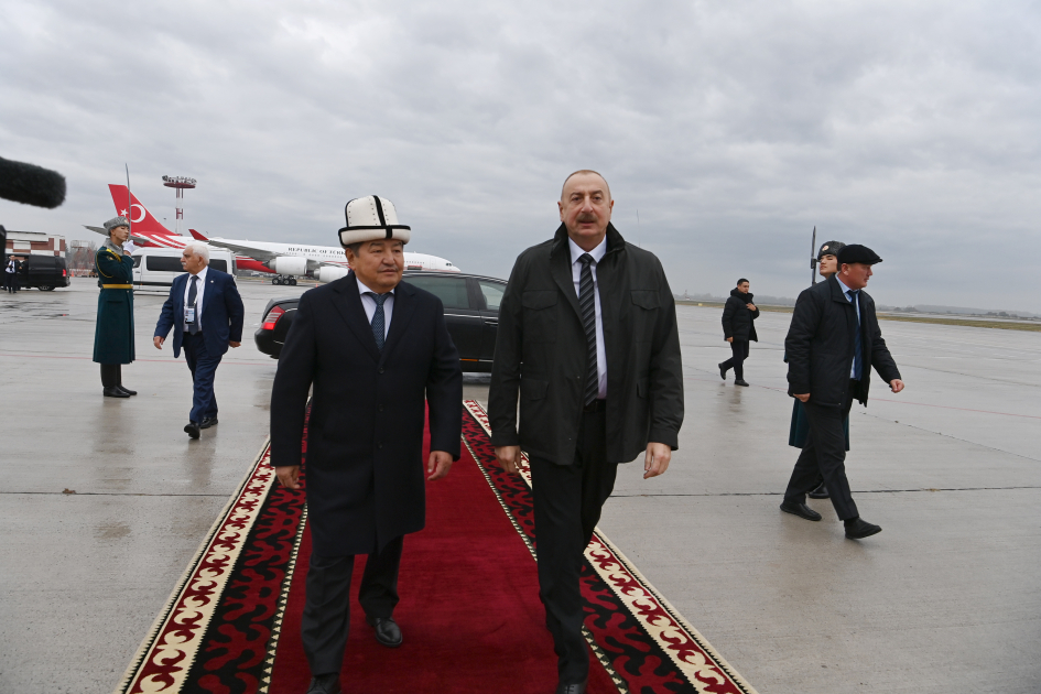 President Ilham Aliyev concludes his visit to Kyrgyzstan (PHOTO)