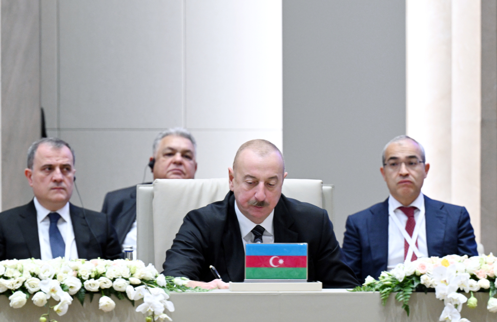 President Ilham Aliyev attends 11th OTS Summit of Heads of State in Bishkek (PHOTO/VIDEO)