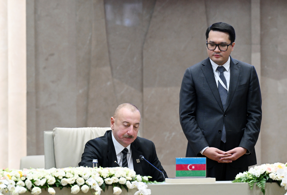 President Ilham Aliyev attends 11th OTS Summit of Heads of State in Bishkek (PHOTO/VIDEO)