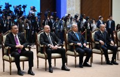 President Ilham Aliyev attends award ceremony for Hungary's PM in Bishkek (PHOTO/VIDEO)