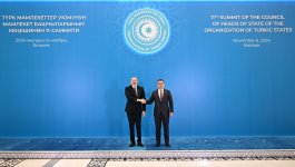President Ilham Aliyev attends 11th OTS Summit of Heads of State in Bishkek (PHOTO/VIDEO)