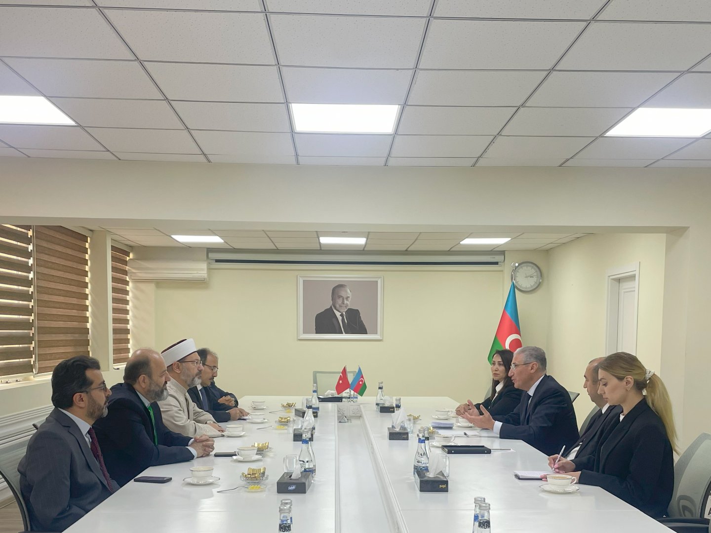 Azerbaijani minister, head of Turkish Religious Affairs Directorate moot preps for COP29
