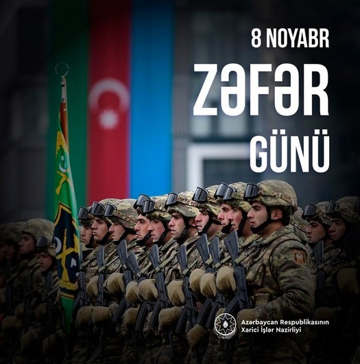 Azerbaijani MFA makes post on occasion of 8 November - Victory Day (PHOTO)