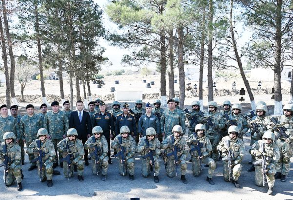 Azerbaijani Defense Ministry's leadership visits Military Police unit (VIDEO)