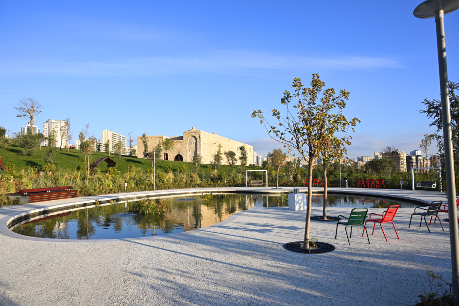 President Ilham Aliyev attends inauguration of third section of Central Park in Baku (PHOTO/VIDEO)
