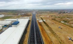 President Ilham Aliyev attends opening of new Boyukshor-Pirshagi highway (PHOTO/VIDEO)