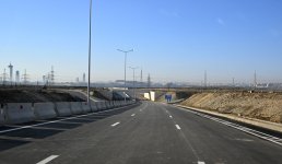 President Ilham Aliyev attends opening of new Boyukshor-Pirshagi highway (PHOTO/VIDEO)