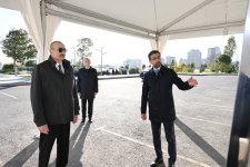 President Ilham Aliyev attends inauguration of third section of Central Park in Baku (PHOTO/VIDEO)
