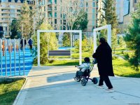 Azerbaijan airs photoshoot from third section of Central Park in Baku