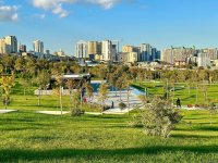 Azerbaijan airs photoshoot from third section of Central Park in Baku