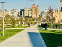 Azerbaijan airs photoshoot from third section of Central Park in Baku