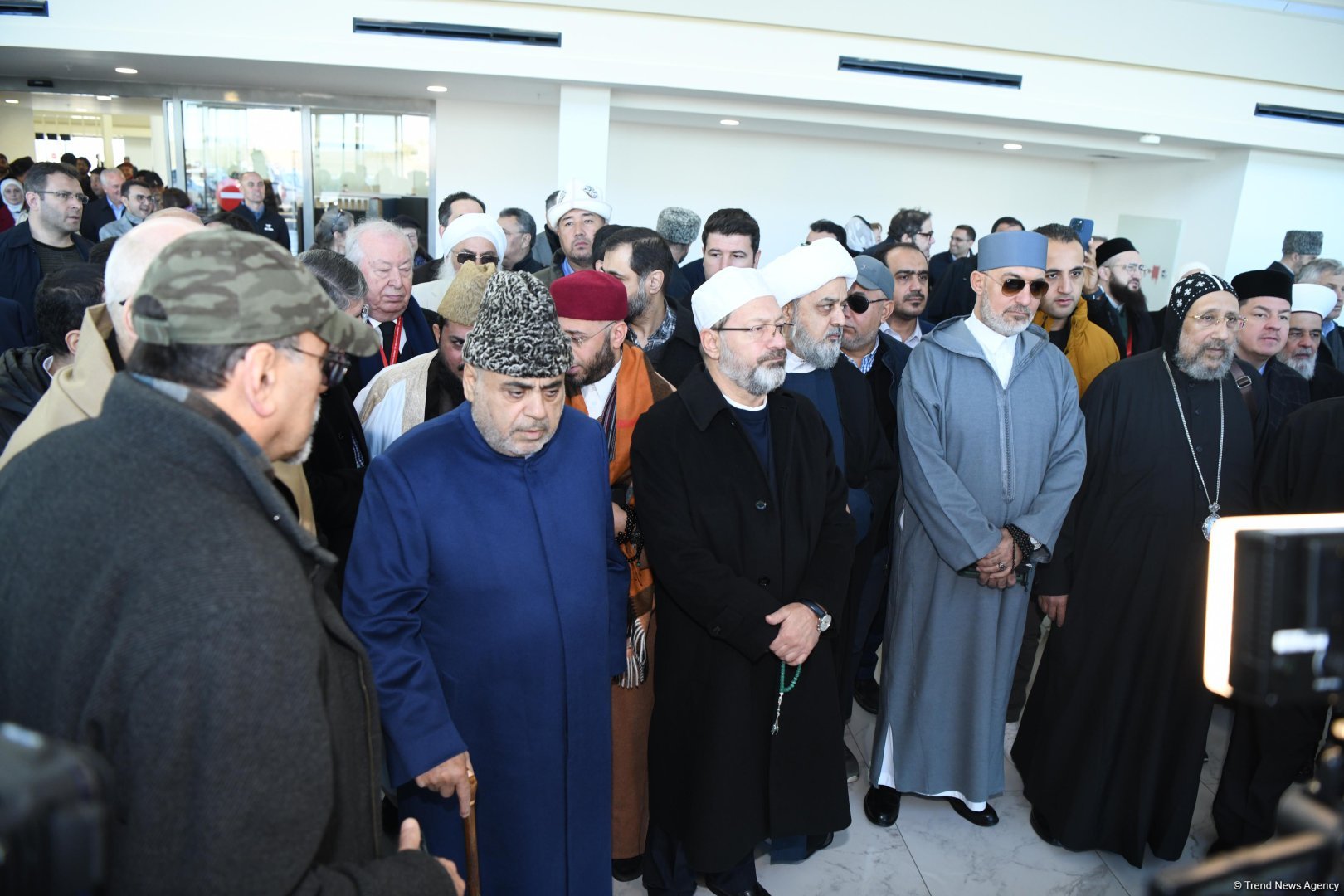 Global Baku Religious Leaders Summiteers view airport in Azerbaijan's Fuzuli (PHOTO)