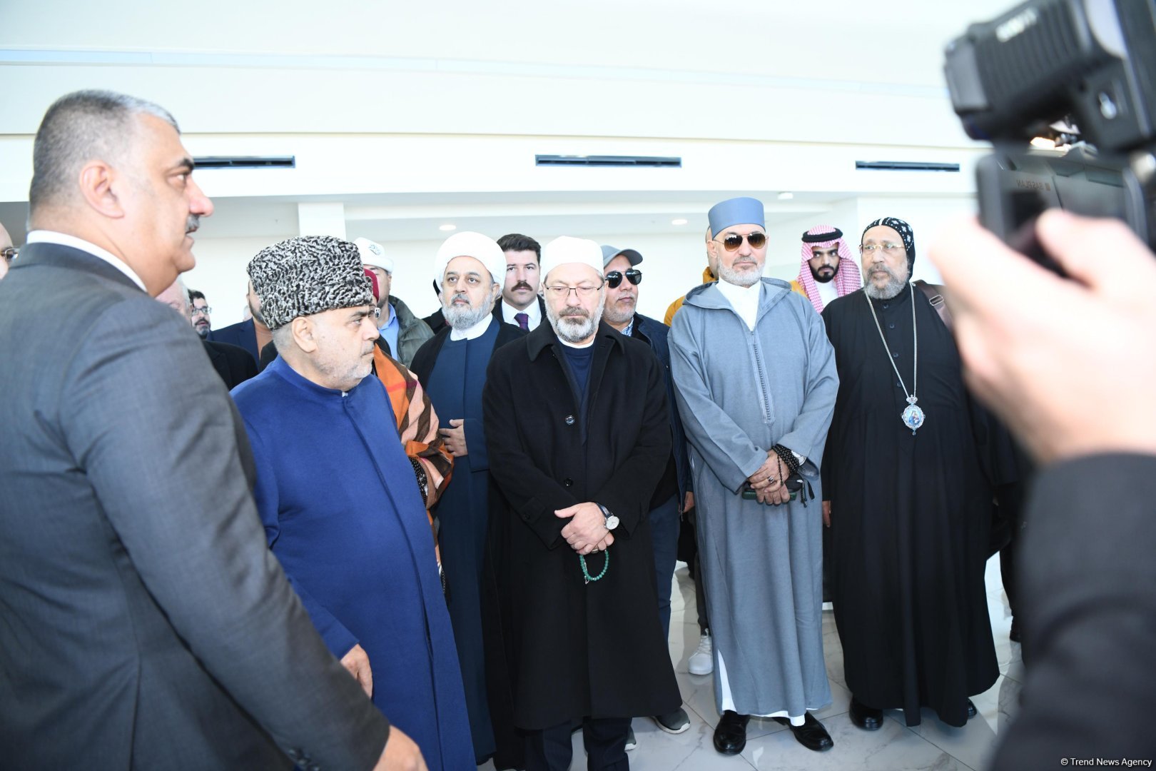 Global Baku Religious Leaders Summiteers view airport in Azerbaijan's Fuzuli (PHOTO)