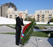 President Ilham Aliyev, First Lady Mehriban Aliyeva attend opening of Victory Park in Baku (PHOTO/VIDEO)