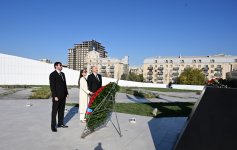 President Ilham Aliyev, First Lady Mehriban Aliyeva attend opening of Victory Park in Baku (PHOTO/VIDEO)