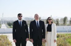 President Ilham Aliyev, First Lady Mehriban Aliyeva attend opening of Victory Park in Baku (PHOTO/VIDEO)