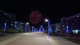 Festive fireworks display held in Fuzuli in honor of Victory Day (PHOTO)