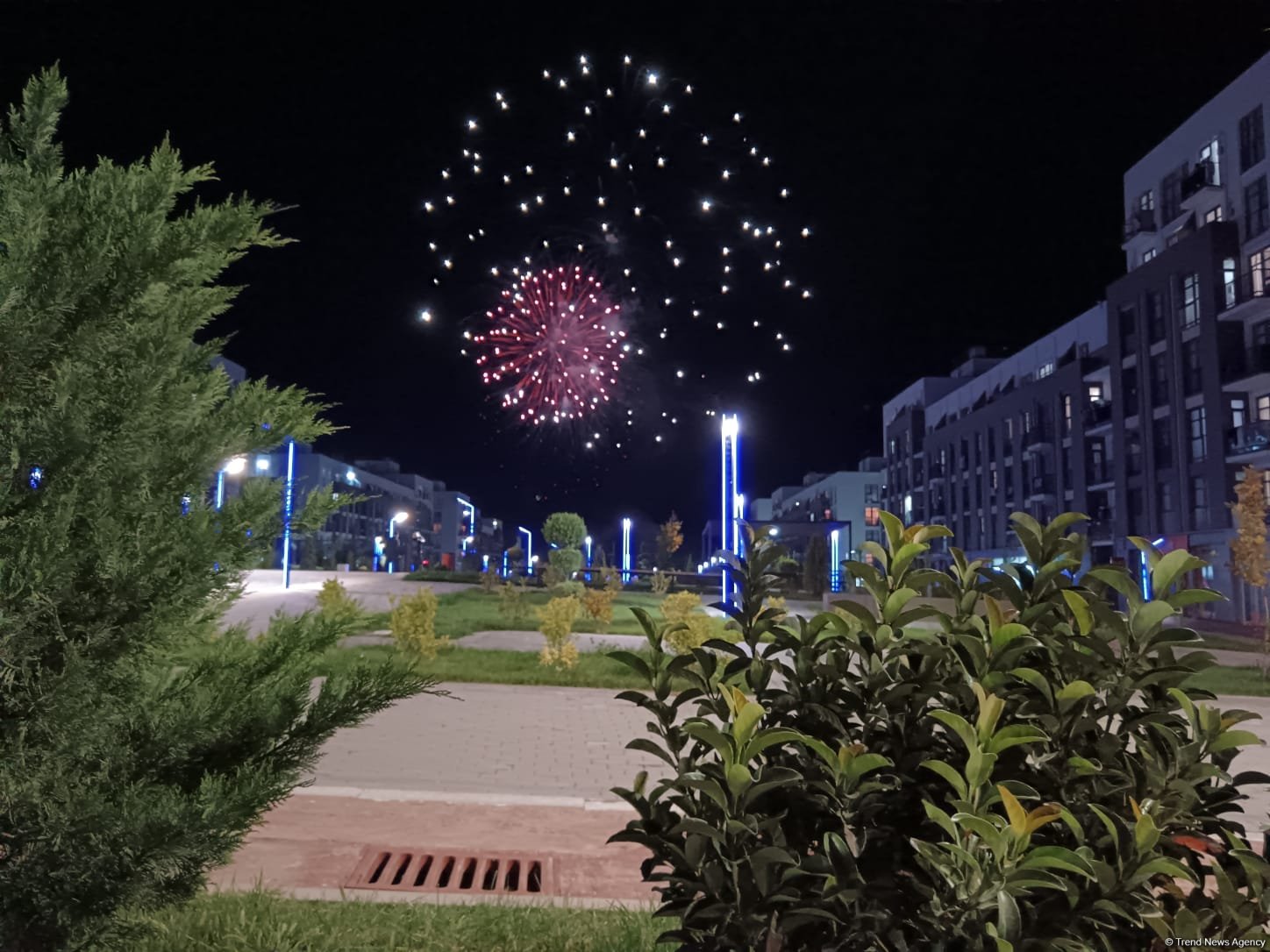 Festive fireworks display held in Fuzuli in honor of Victory Day (PHOTO)