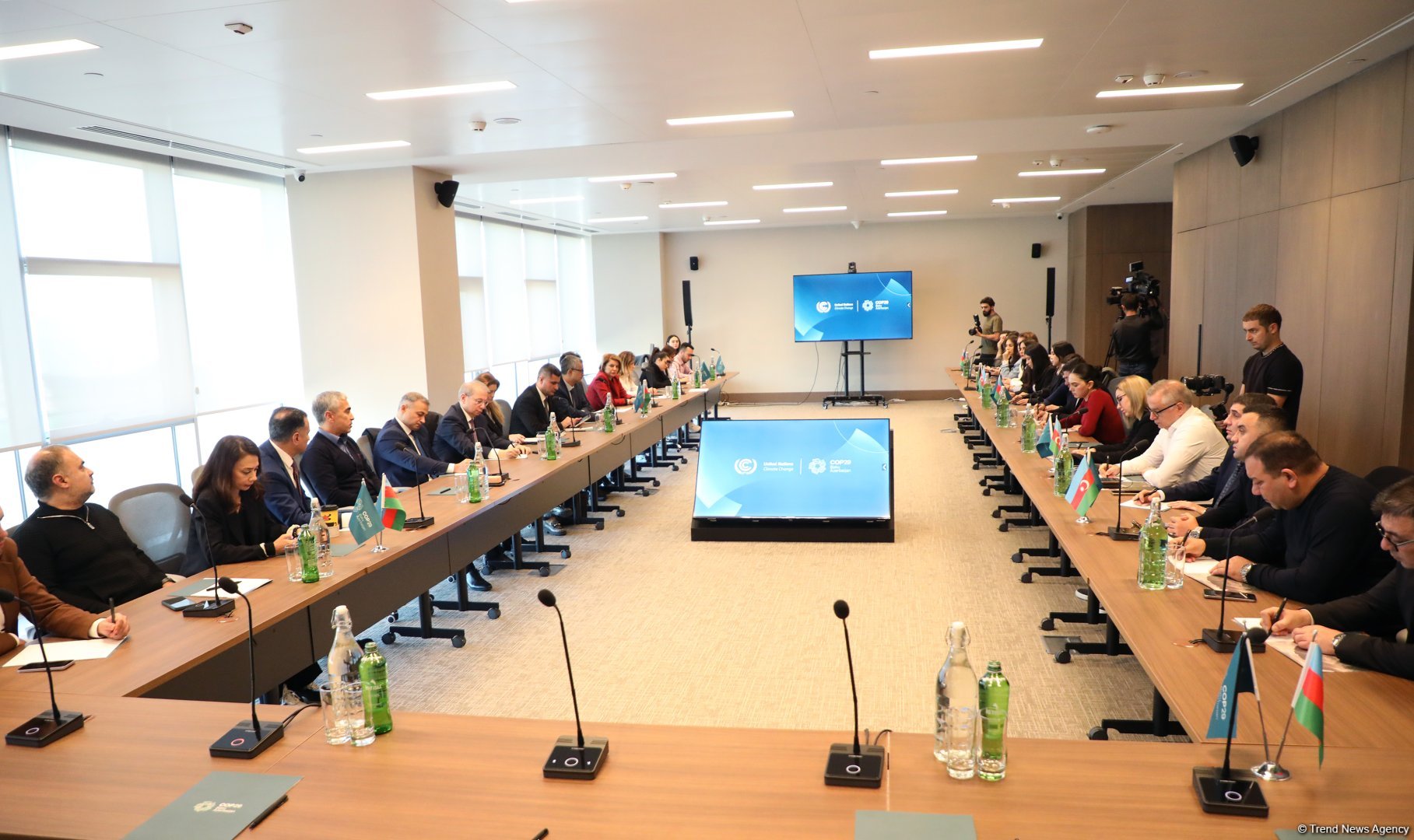 Media representatives observe final stages of COP29 preparations (PHOTO)