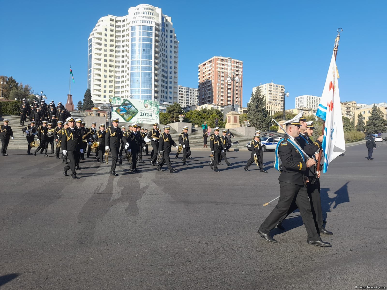 Victory Day march kicks off from Musabayov Park in Azerbaijan's Baku (PHOTO/VIDEO)